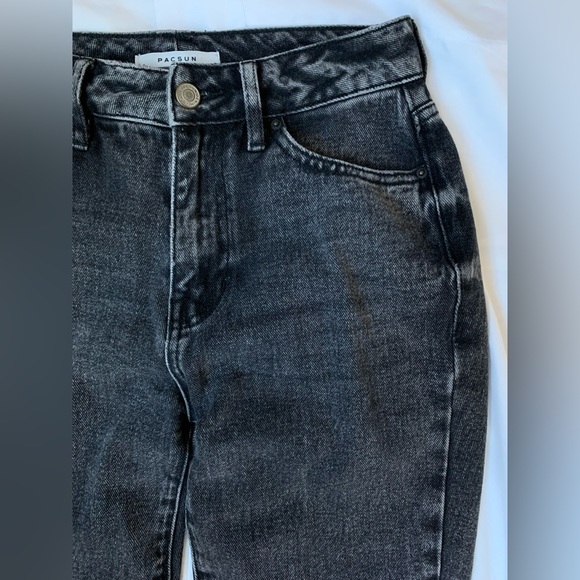 PacSun Black Washed Mom Jeans - Picture 9 of 16